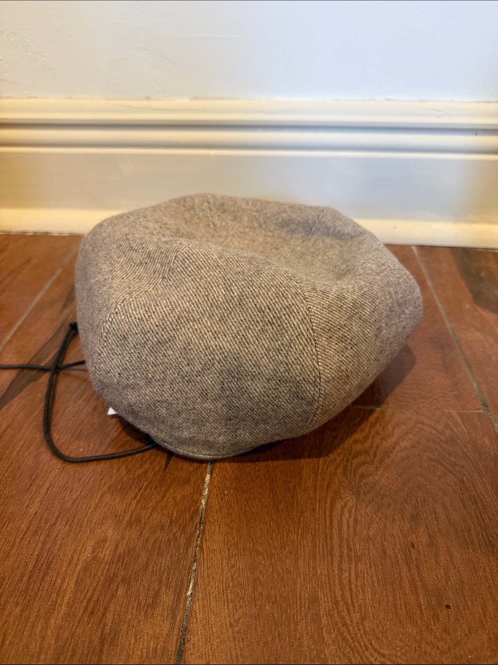 Neutral Wool Beret - Taupe